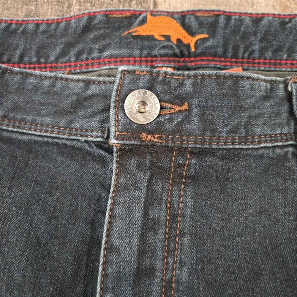 Tommy Bahama Sand Drifter Authentic Dark Wash Jeans Mens 42x30 Indigo Straight
